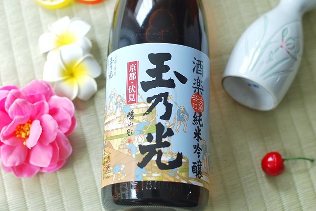 Rượu Tamanohikari Junmai Ginjo Shuraku Nhật Bản