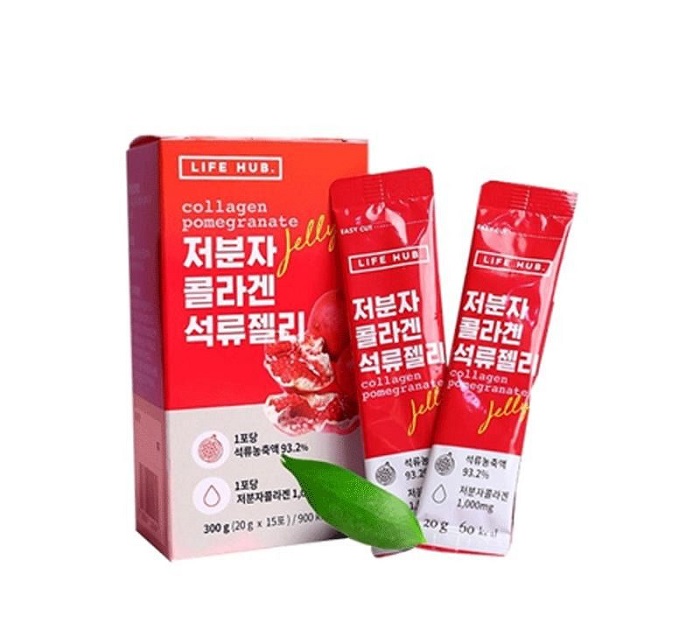 Thạch Lựu Collagen Life Hub Jelly Stick