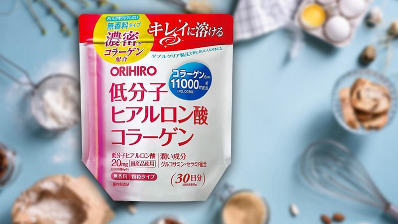 Bột Collagen Hyaluronic Acid Orihiro 