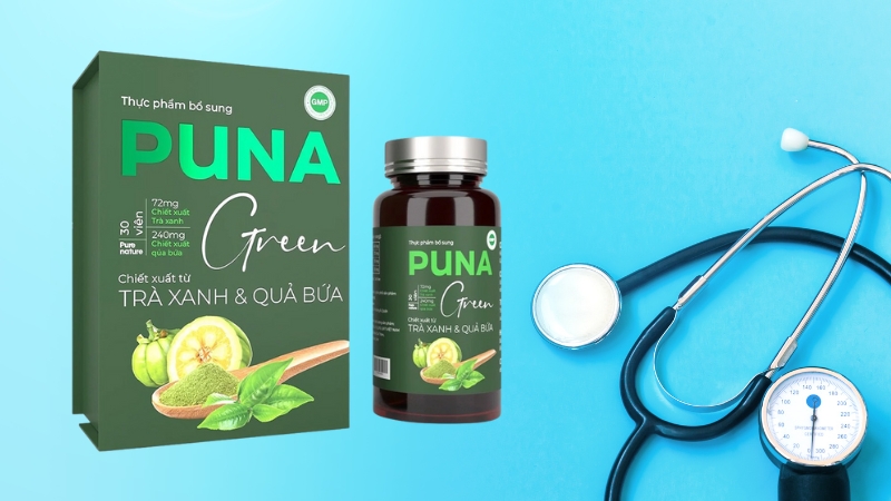 Viên uống giảm cân trà xanh Puna Green là sản phẩm giảm cân có nguồn gốc tự nhiên, đảm bảo an toàn và lành tính