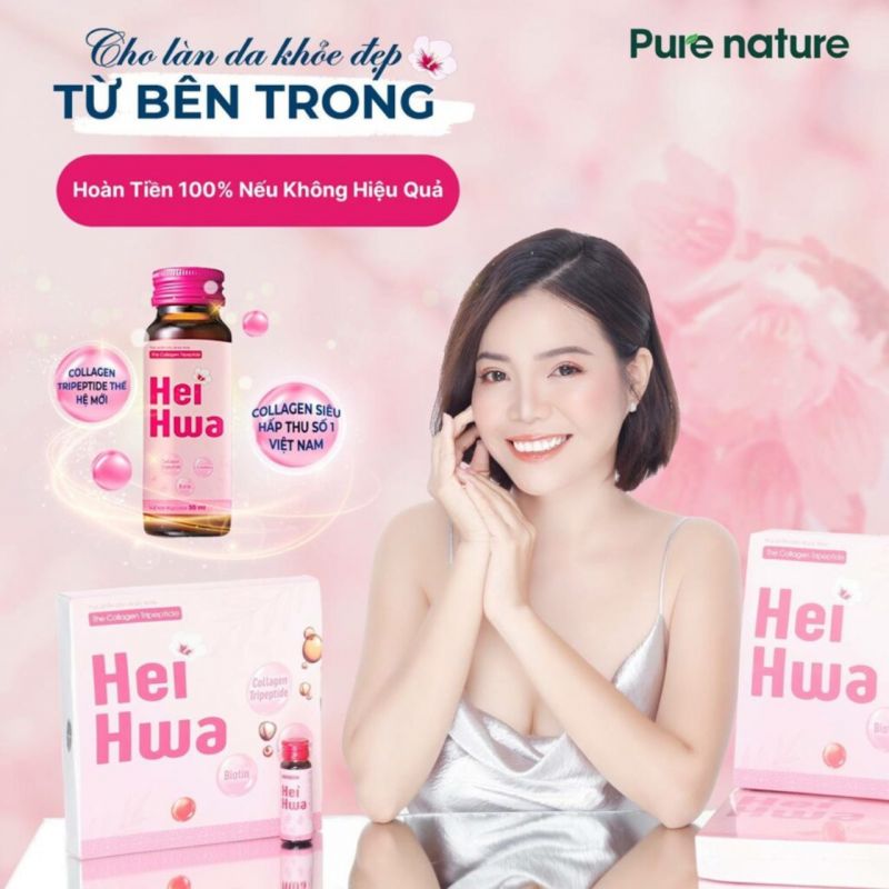 Toàn bộ thành phần của nước uống the collagen tripeptide Hàn Quốc đều được nhập khẩu từ Hàn Quốc