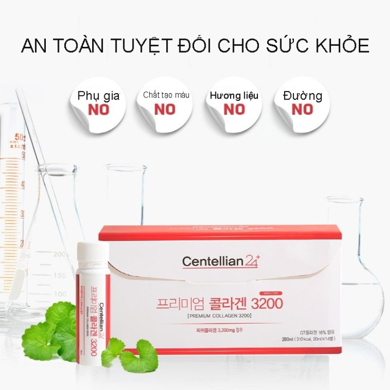 Nước uống Collagen da trắng sáng Premium 3200 Hàn Quốc nổi tiếng với thành phần gồm các hạt phân tử nano có kích thước siêu nhỏ