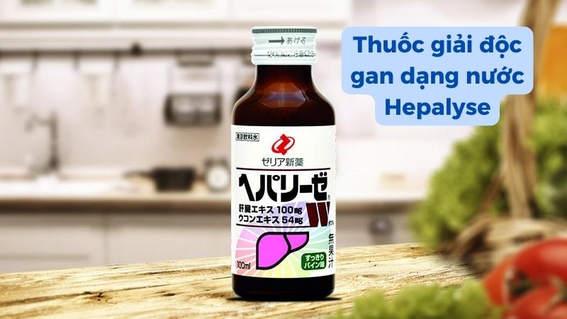 Nước uống bổ gan Zeria Hepalyse Hi Plus được sản xuất tại Nhật Bản