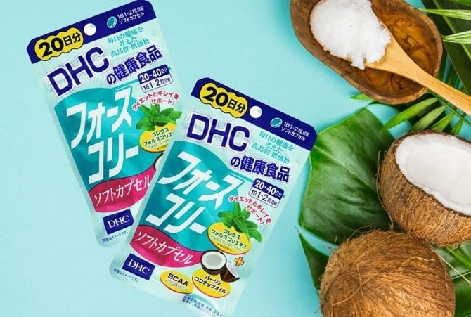 Viên uống giảm cân dầu dừa DHC của Nhật