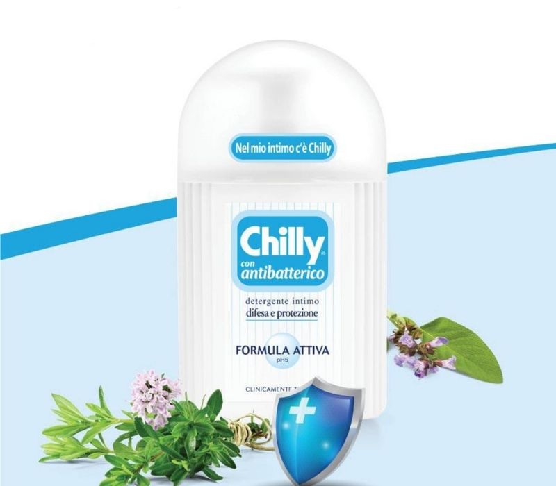 Chilly Con Antibatterico chiết xuất tràm trà có khả năng kháng khuẩn, phòng ngừa viêm nhiễm và khử mùi tốt