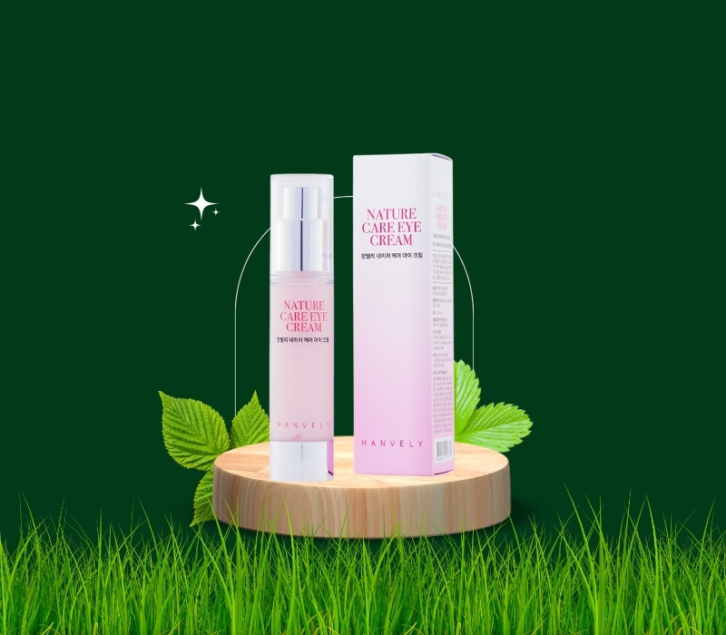 Kem mắt Hannely Nature Care Eye Cream đến từ thương hiệu Hanvely được sản xuất tại Hàn Quốc