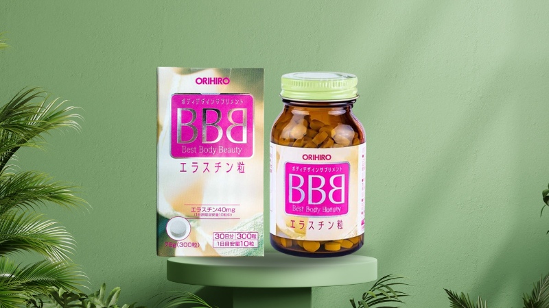 Viên uống nở ngực Orihiro BBB Best Body Beauty 300 viên chiết xuất từ 100% thảo dược nguồn gốc tự nhiên