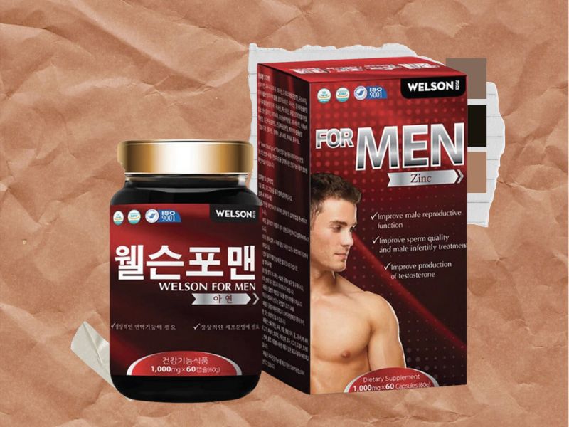 Viên uống bổ sung testosterone, hỗ trợ sinh lý nam Testosterone Welson For Men được tin dùng nhất hiện nay