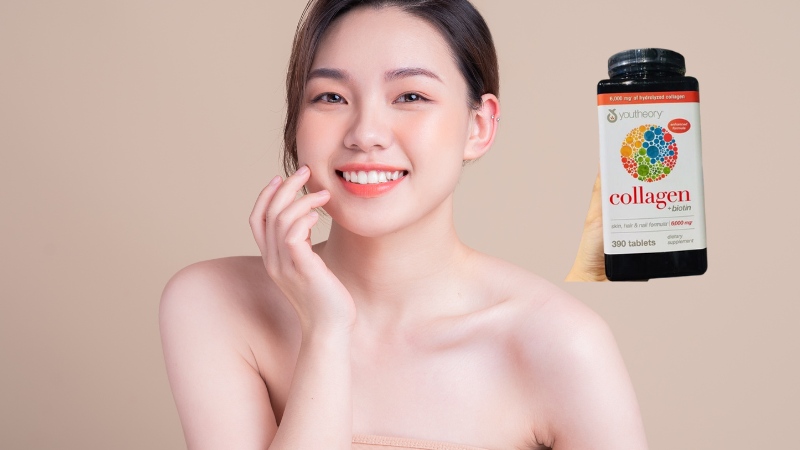 Collagen Youtheory 390 viên của Mỹ là sản phẩm nổi tiếng, giúp bổ sung collagen và dinh dưỡng tốt cho sức khỏe