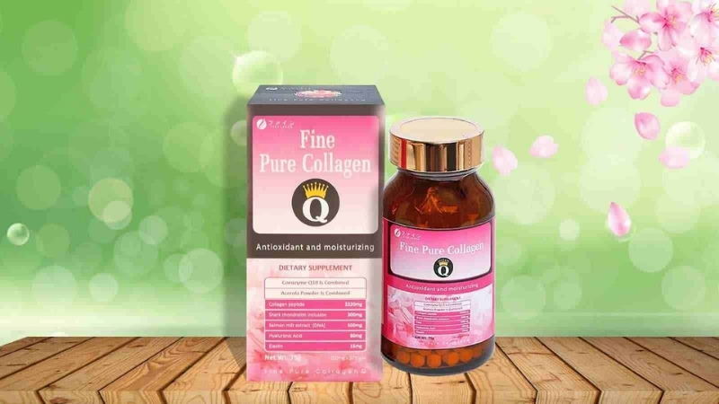 Viên uống đẹp da Fine Pure Collagen Q là sản phẩm nổi tiếng, được sản xuất bởi hãng Fire Pure