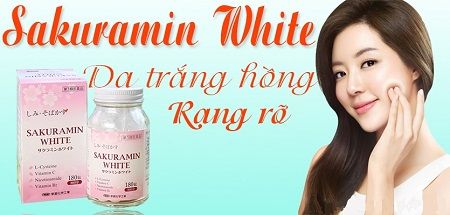 Viên uống trị nám, trắng da Sakuramin White giúp bổ sung Vitamin, dưỡng chất cùng hàng loạt thành phần thiết yếu