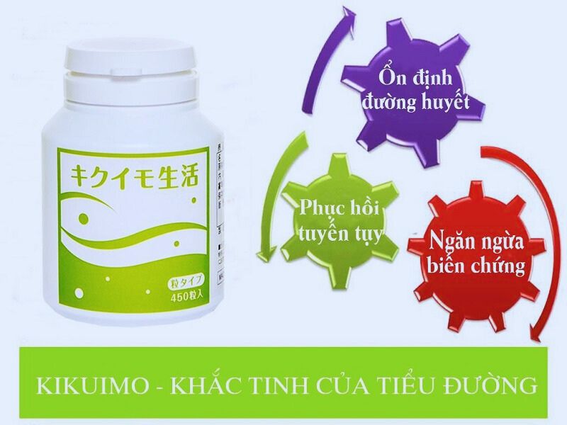 Kikuimo Seikatsu chiết xuất cây cúc vu giúp ổn định đường huyết, ngăn ngừa biến chứng tiểu đường và phục hồi tuyến tụy