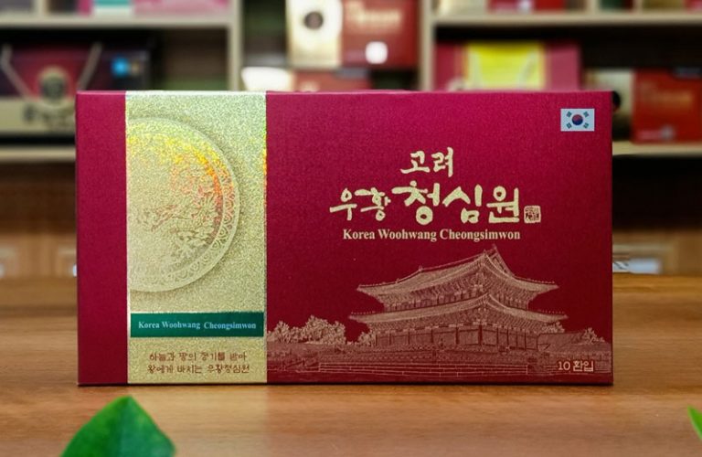 Korea Woohwang Cheongsimwon là sản phẩm bổ não nổi tiếng, được nghiên cứu và bào chế dựa trên bài thuốc cổ An cung 