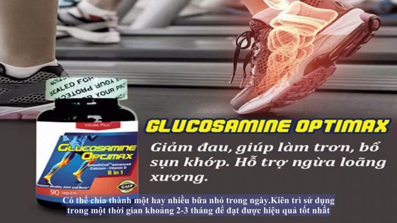 Thuốc bổ khớp Glucosamine Optimax giúp bổ xương khớp, tái tạo sụn khớp