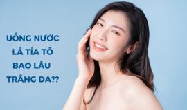 Uống nước lá tía tô bao lâu thì trắng da? 