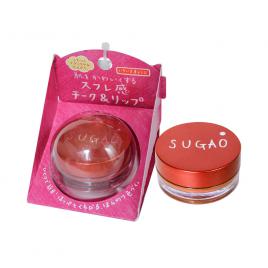 Kem má hồng kiêm son màu cam Sugao Air Fit Cheek & Lip Active Orange 6.5g