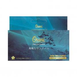 Bao cao su Osumi Ultrathin and Flavour 12 cái (Màu xanh)