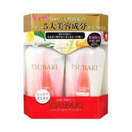 Bộ dầu gội và dầu xả Shiseido Tsubaki Nhật Bản màu đỏ 315ml 