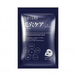 Mặt nạ than tre Mitomo Japan Charcoal Pore Care 7 miếng