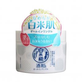 Kem dưỡng trắng da rượu gạo Cosmetex Roland Hakumaikouji All In One Gel Sake 180g