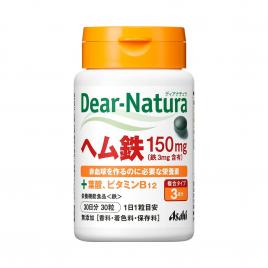 Viên uống bổ sung Sắt và Acid Folic cho mẹ bầu Asahi Dear Natura 30 viên