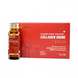 Nước uống collagen hải sinh Mirako Salmon Ovary (Hộp 10 chai x 50ml)