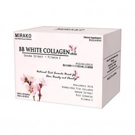Nước uống Collagen Mirako BB White (Hộp 10 chai x 50ml)