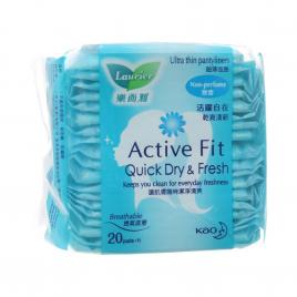 Băng vệ sinh hằng ngày Laurier Active Fit Quick Dry & Fresh 20 miếng (Không mùi)