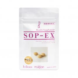 Viên uống đẹp da từ nhau thai cá hồi Poursoin Sop-Ex 70 viên