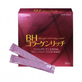 Bột uống Collagen Nichiei Bussan Beautiful Habit Rich 30 gói (Nội địa Nhật Bản)