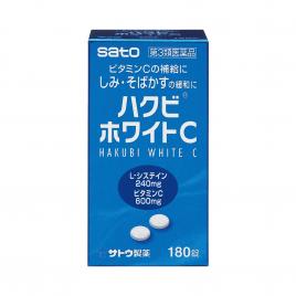 Viên uống sáng da Sato Hakubi White C 180 viên