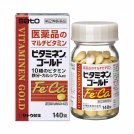 Viên uống bổ sung Vitamin Sato Fe Ca 140 viên