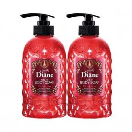 Combo hai chai sữa tắm tinh dầu nho trắng Moist Diane Oil In Body Soap Chardonnay 500ml