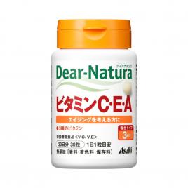 Viên uống bổ sung Vitamin C, E & A Asahi Dear Natura 30 viên