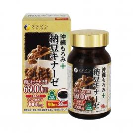 Viên uống hỗ trợ điều trị tai biến Fine Japan Okinawa Moromi Nattokinase 66000FU 90 viên