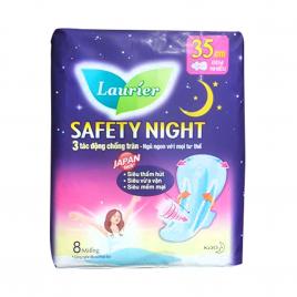 Băng vệ sinh ban đêm siêu bảo vệ Laurier Fresh và Free 35cm 8 miếng