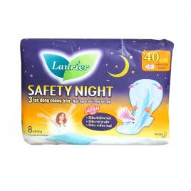 Băng vệ sinh ban đêm siêu bảo vệ Laurier Fresh và Free 40cm 8 miếng