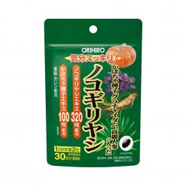 Viên uống hỗ trợ tuyến tiền liệt Orihiro Saw Pametto Pumpkin Seed Ginseng 60 viên