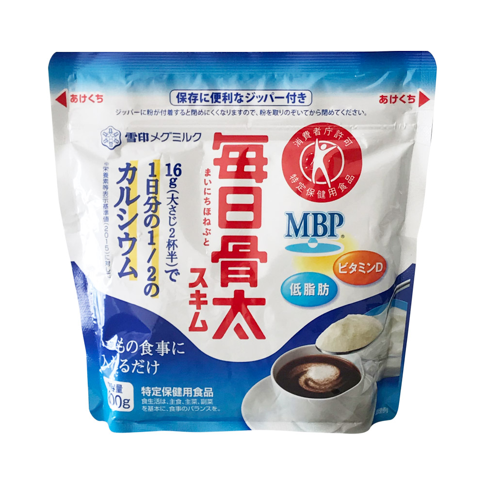 Sữa bổ sung Canxi & Protein MBP Mainichi Honebuto Megmilk Skim 200g