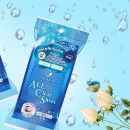 Khăn giấy tẩy trang Senka Cleansing Sheet 44 tờ