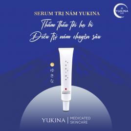 Tinh chất hỗ trợ trị nám, tàn nhang Yukina Whitening Deep Treatment Serum 50g
