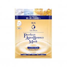 Mặt nạ dưỡng da đàn hồi và cấp ẩm Senka Aqua Bouncy Moist Mask (1 miếng x 25ml)