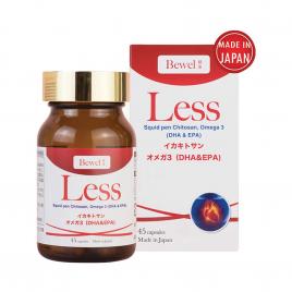 Viên uống hỗ trợ giảm mỡ máu và Cholesterol Waki Bewel Less 45 viên