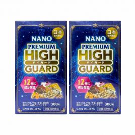 Combo 2 hộp viên uống bổ phổi Nichiei Bussan Nano Premium High Guard 300 viên