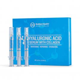 Tinh Chất Serum Acid Hyaluronic và Collagen Golden Health Úc (Hộp 5 lọ x 10ml)