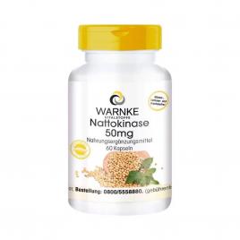 Viên uống hỗ trợ phòng ngừa đột quỵ Warnke Nattokinase Fermentiert 2000FU 60 viên