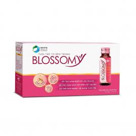 Nước uống da sáng & dạ dày khỏe Blossomy Curcumin & Collagen (Hộp 10 chai x 50ml)