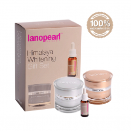 Bộ sản phẩm hỗ trợ trắng da, trị nám Lanopearl Himalaya Whitening Gift Set 125ml