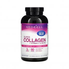 Viên uống Collagen Neocell Super Collagen + Vitamin C + Biotin Mỹ 360 viên