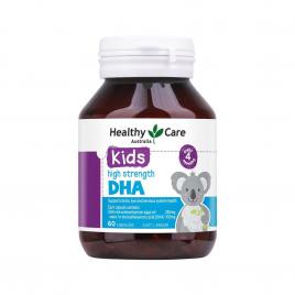 Viên uống bổ sung DHA cho bé Healthy Care Kids High Strength DHA Úc 60 viên